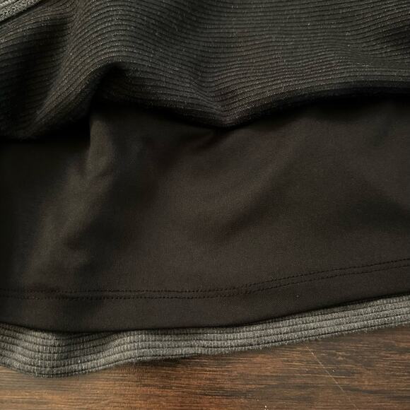 Isaac Mizrahi gray ribbed a-line dress size 8 - Picture 6 of 13